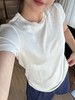 爆款回归！！简约万能打底衫， 基础圆领羊绒肤感row短袖T恤！不退可换～ 商品缩略图0
