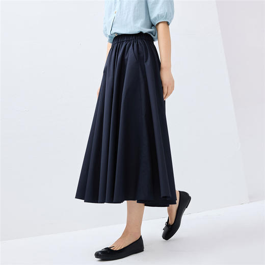 佐丹奴女装大裙摆松紧腰梭织半身裙13465213 商品图10