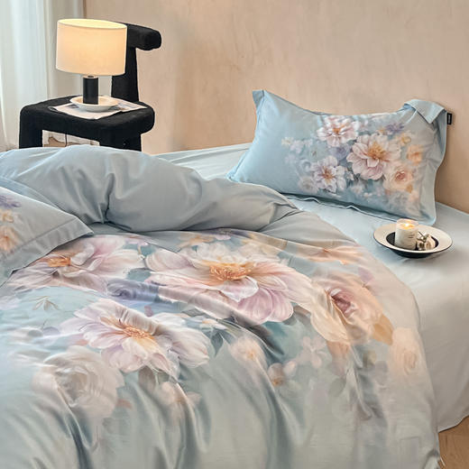 自然醒全棉大版磨毛数码印花四件套HS 商品图11