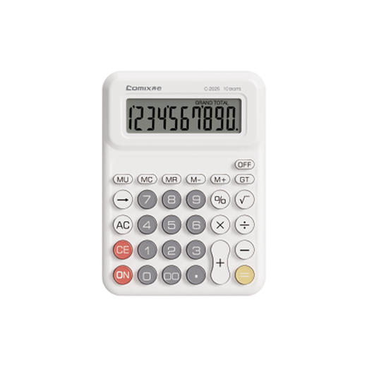 齐心小学生教学计算器 人教版课本同步学生计算器四年级上数学教具 陶瓷白 1个 商品图4