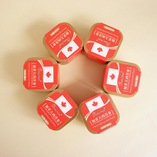 西洋参片铁盒装(20g/盒) 商品图2