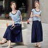 FY2585A时尚气质套装2025夏季高级感法式收腰遮肚子显瘦减龄半身裙两件套 商品缩略图2