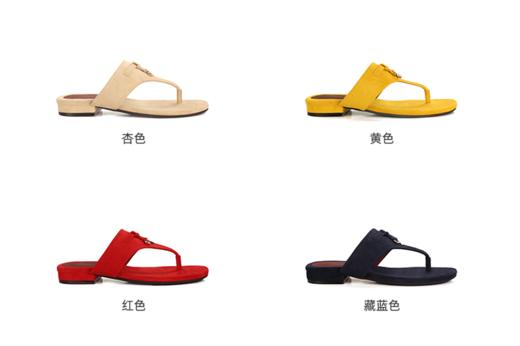 ROAADN小金豆勃肯真皮5cm增高半拖3616-1 商品图0