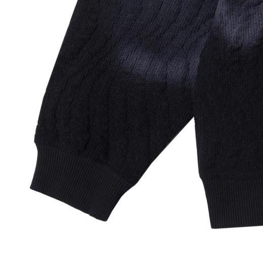 9525SDSA秋季新款男士痞帅潮牌撞色简约立体套头圆领卫衣轻奢宽松上衣 商品图4