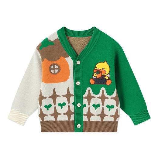 B.Duck小黄鸭童装春秋开衫针织衫90-130 BF3612006 商品图3