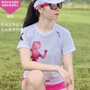 冠军银杏叶超轻透气速干运动户外马拉松跑步短袖女白科技面料 商品缩略图3