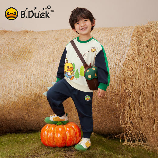 B.Duck小黄鸭童装春秋炸街卫衣90-130 BF3608002 商品图1