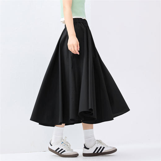 佐丹奴女装大裙摆松紧腰梭织半身裙13465213 商品图4