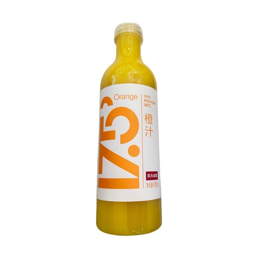 农夫山泉17.5°100%鲜果冷压榨橙汁900ml/瓶 商品图0