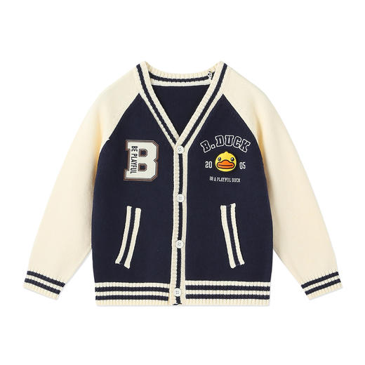 B.Duck小黄鸭童装春秋开衫针织衫105-150 BF3612010 商品图3