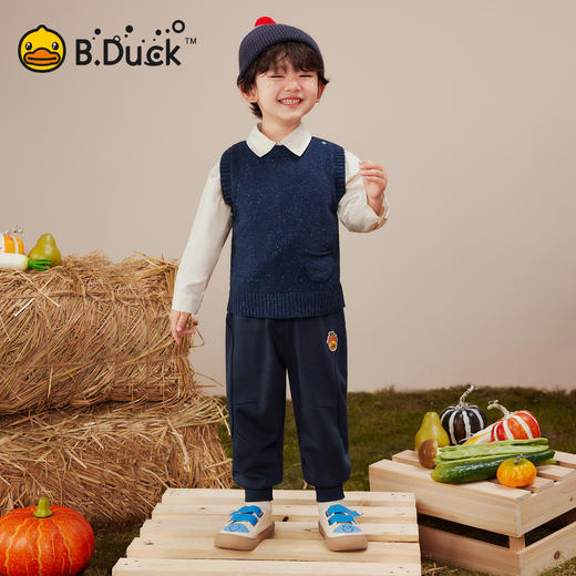 B.Duck小黄鸭童装春秋休闲针织裤90-130 BF3663005 商品图1