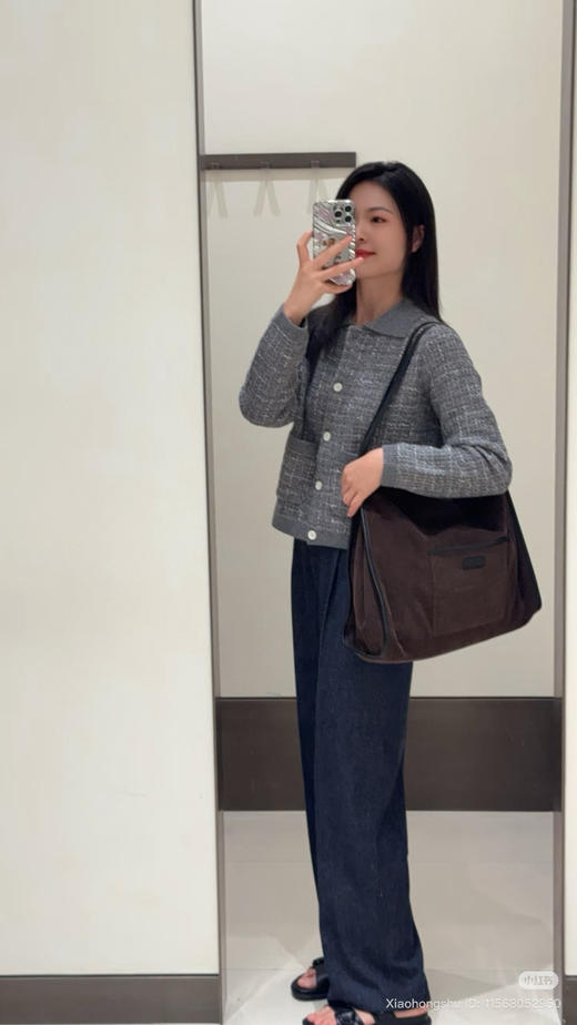 82-2 排他性独家圆正 真正原材原扣 香风 进口花纱 真丝羊毛羊绒 针织背心/开衫外套 仅此一批 商品图4