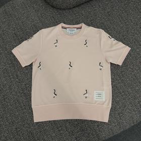 女款刺绣小图短袖T恤022