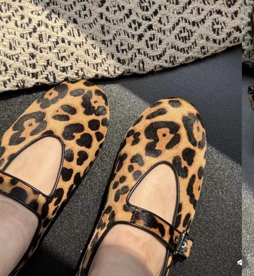 暴走单鞋超软！老渠道  豹纹玛丽珍单鞋  四季百搭 商品图1