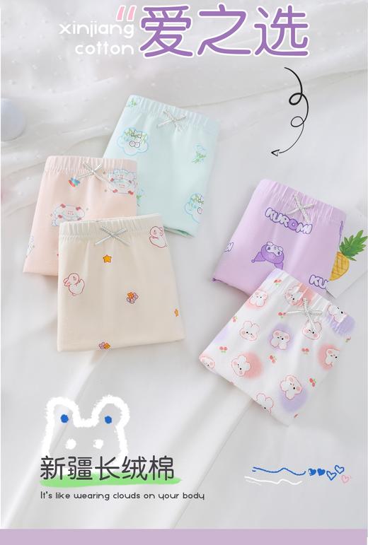 少女童大童长绒棉莫代尔平角内裤学生内裤0048/0049 商品图2