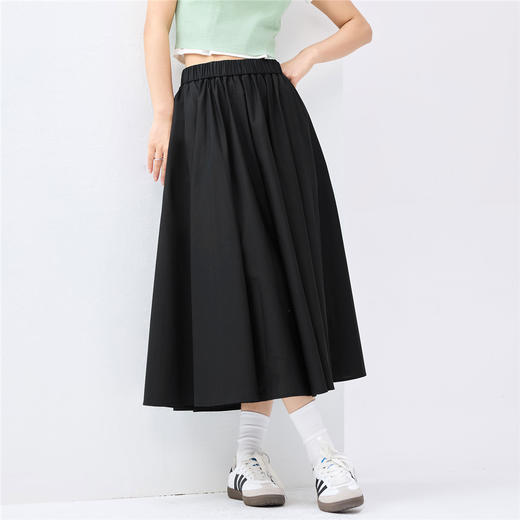 佐丹奴女装大裙摆松紧腰梭织半身裙13465213 商品图3
