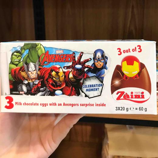 巧克力蛋钢铁侠、玩具总动员60克（下单备注款式） 商品图1