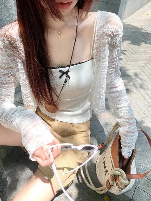 <曾小咸推荐>现货秒杀！卖完不补 ！微信打折价！甜辣妹蝴蝶结小背心带胸垫 日常99.99 立减50 秒杀49.99！ 商品图6