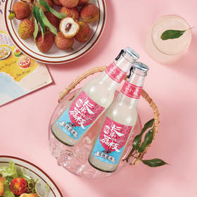 【长安的荔枝×碧山村】联名荔枝汽水0脂肪汽水饮料225ml*6瓶