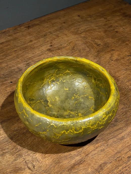 青黄玉雕僧人手持佛钵，顺丰包邮 商品图1