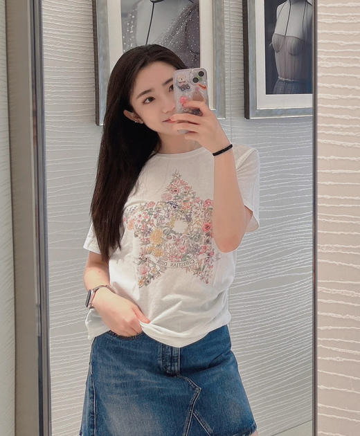 𝐃家新款Astral Flowers系列短袖T恤080202 商品图7