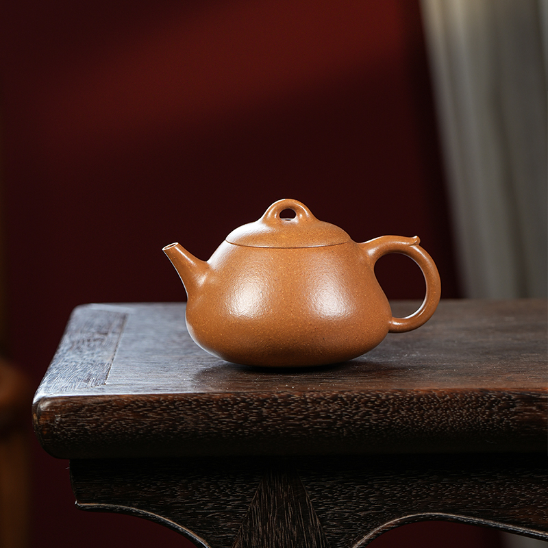 龙德堂陶艺 徐飞制《不倒翁》原矿金砂段 240cc 库存请咨询客服