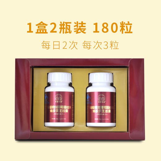 华夏先葆蝙蝠蛾拟青霉菌丝体蜂胶胶囊 商品图2