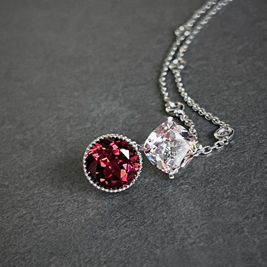 CHIC系列 BY EVITA系列 18K镶碧玺和摩根石 坠子（不含项链） 商品图1