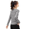 欧货高端大牌设计感撞色条纹亲肤长袖针织衫2025夏季套头冰丝上衣 商品缩略图4