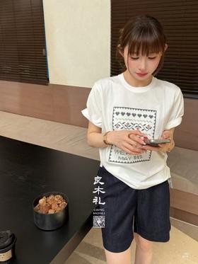 良木礼——花朵短T