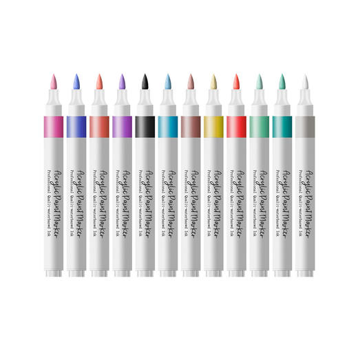 【优质高密度笔头 绘画更丝滑】 颜色更齐全 软头丙烯马克笔🎨防水不褪色，轻松搞定细节&大色块，创作灵感一笔到位 商品图5