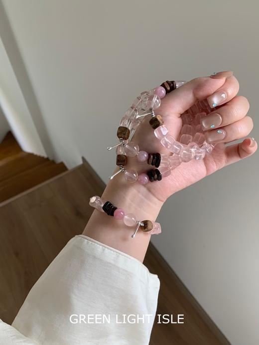 【樱落】专治情绪内耗 莫桑粉晶/沉香 商品图3