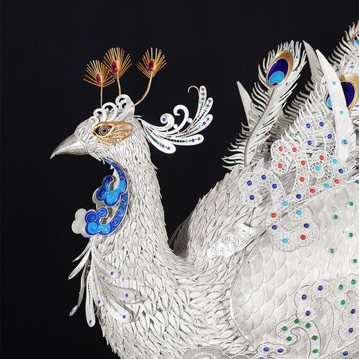 子佩集S999银手工银花丝【盛世风华】摆件大师工坊原创设计【SSFH】2406 商品图1