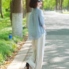 中年妈妈苎麻上衣亚麻阔腿裤两件套洋气套装2025夏装新款减龄穿搭 商品缩略图2