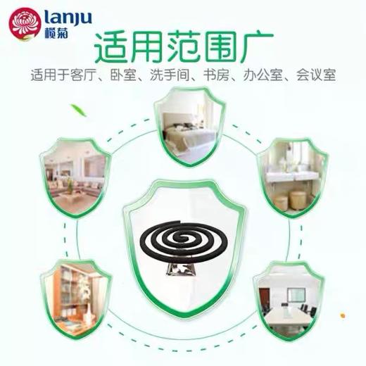 榄菊高级型黑蚊香 家用室内外有效驱蚊防蚊虫 公驱蚊蚊香野菊花无烟蚊香 10圈 1盒 商品图2