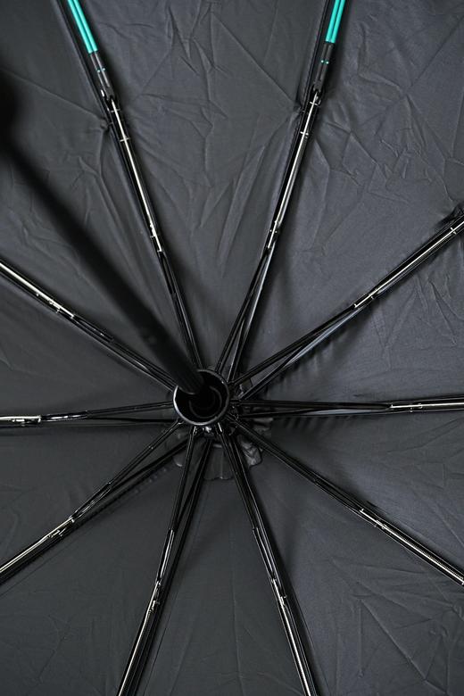 奥莱撤柜️原价89/把现39.9清SWISSMILITARY瑞士军工轻奢三折自动晴雨伞黄晓明代言30骨强韧伞架狂风暴雨天很抗造UPF50仿荷叶防泼水工艺滴水成珠一甩即干基地直邮 商品图5