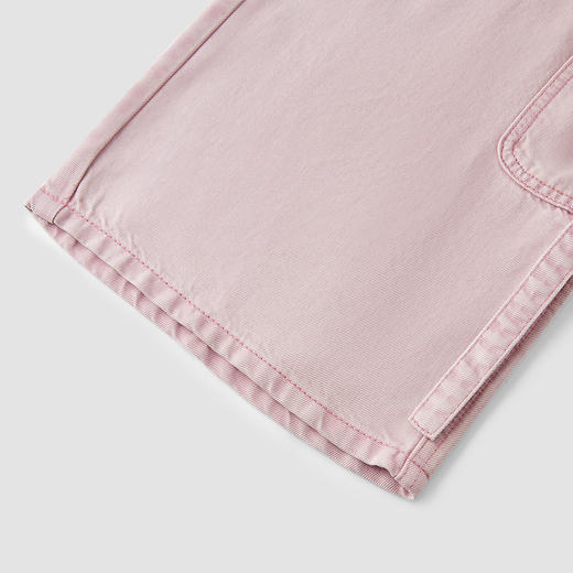 [商场同款]森马牛仔裤女户外工装裤拽姐炸街2025新款夏阔腿裤高街 商品图2