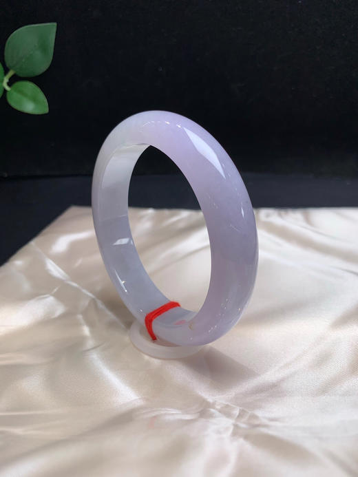 620650，57.5紫罗兰手镯。条形很好，大半圈粉紫底，粉粉嫩嫩的，局部带点点洒金 商品图2