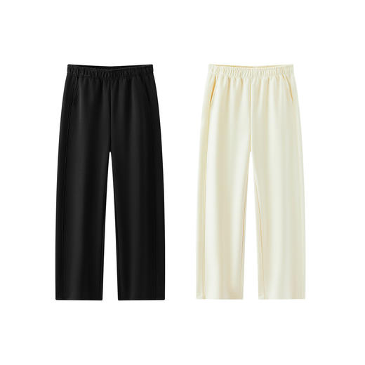 [商场同款]森马休闲裤女垂感阔腿裤2025秋新款松紧腰纯色长裤百搭 商品图4