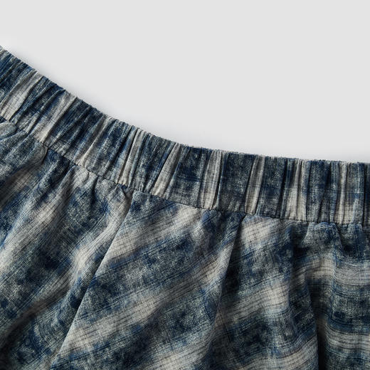 [商场同款]森马半身裙女绑带复古显瘦2025新款夏季不规则格纹短裙 商品图3