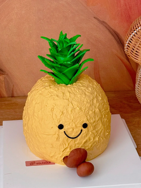 微加高jellycat菠萝卡通蛋糕-低糖处理无添加