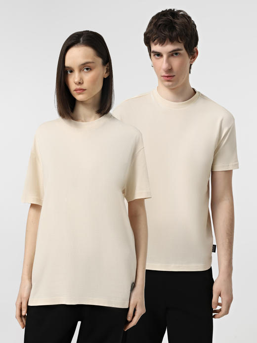 E.@.7 25新品 情侣款刺绣圆领短袖T恤  TX580 商品图4