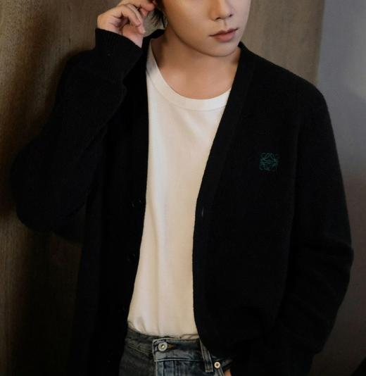 中性款羊毛刺绣针织开衫毛衣014 商品图4