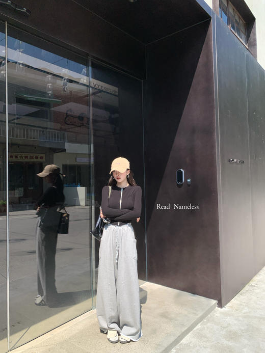 Read Nameless/黑色瘦瘦拉链上衣 2025/8/4 商品图13