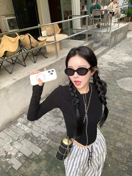 Read Nameless/黑色瘦瘦拉链上衣 2025/8/4 商品图0