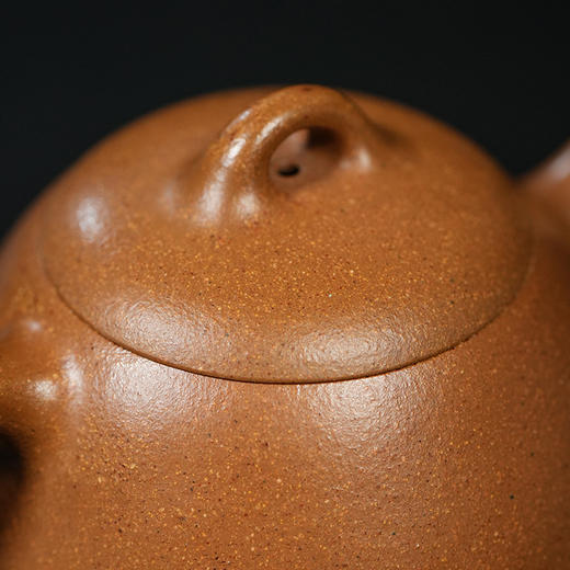 龙德堂陶艺 徐飞制《不倒翁》原矿金砂段 240cc 库存请咨询客服 商品图4