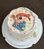 蜡笔小新樱田妮妮与小兔卡通手绘蛋糕-低糖处理无添加 商品缩略图0