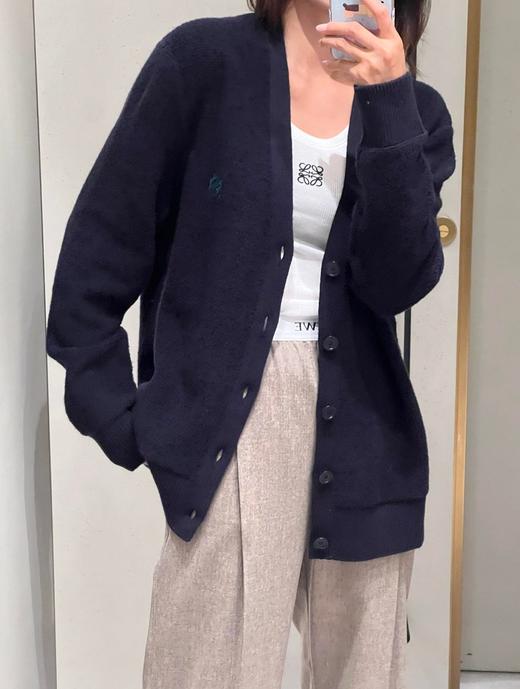 中性款羊毛刺绣针织开衫毛衣014 商品图3