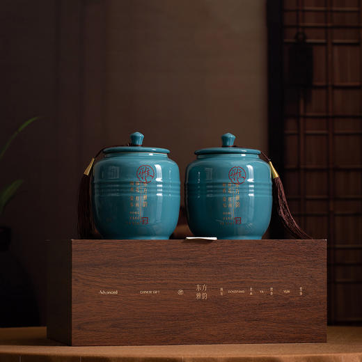 东方雅韵【双瓷罐 兰色】45元一套/一箱10套 商品图2