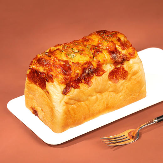 焗烤嫩鸡吐司 商品图0